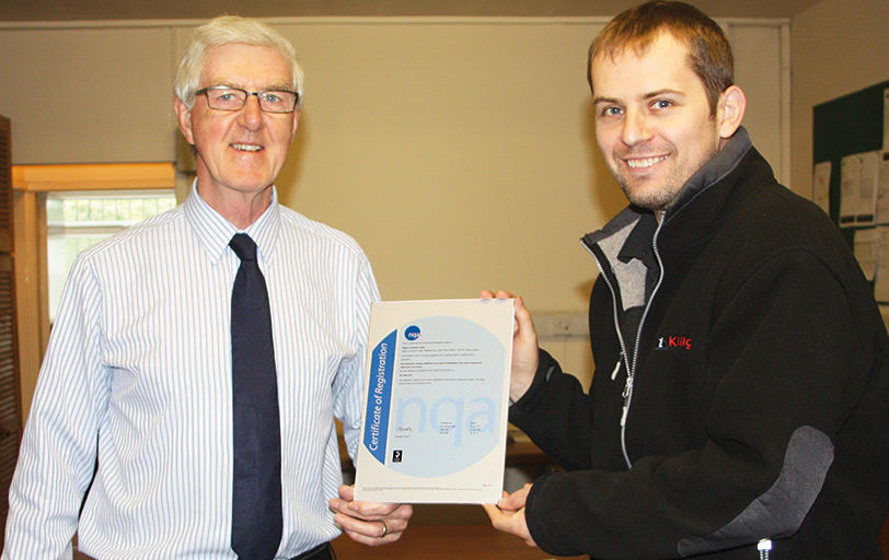 Killgerm achieve the ISO 14001 Standard for its Environment Management System