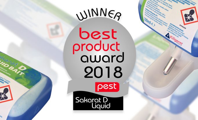 Sakarat D Liquid Bait Wins Pest Best Product Award 2018