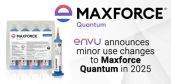 Maxforce Quantum product image with Envu announcing minor use changes for 2025
